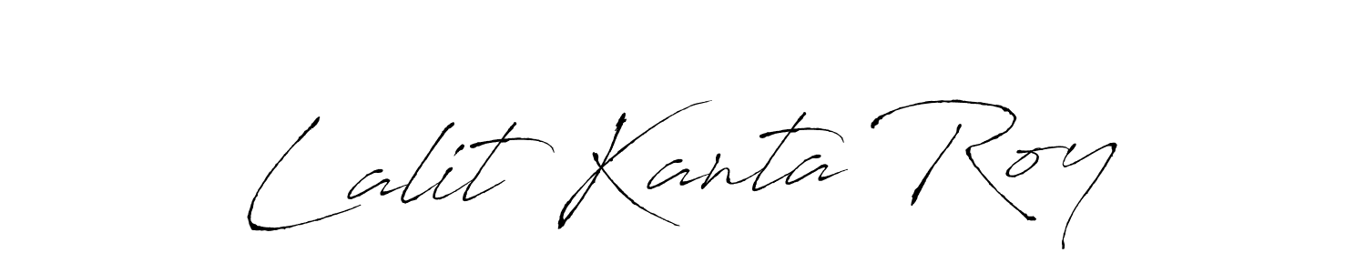 Use a signature maker to create a handwritten signature online. With this signature software, you can design (Antro_Vectra) your own signature for name Lalit Kanta Roy. Lalit Kanta Roy signature style 6 images and pictures png