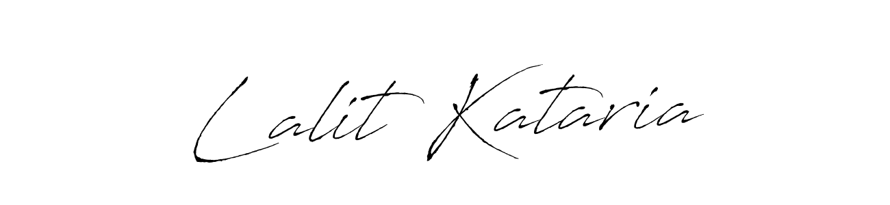 Use a signature maker to create a handwritten signature online. With this signature software, you can design (Antro_Vectra) your own signature for name Lalit Kataria. Lalit Kataria signature style 6 images and pictures png