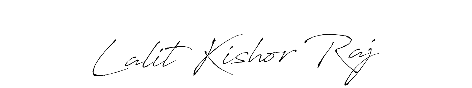 Similarly Antro_Vectra is the best handwritten signature design. Signature creator online .You can use it as an online autograph creator for name Lalit Kishor Raj. Lalit Kishor Raj signature style 6 images and pictures png