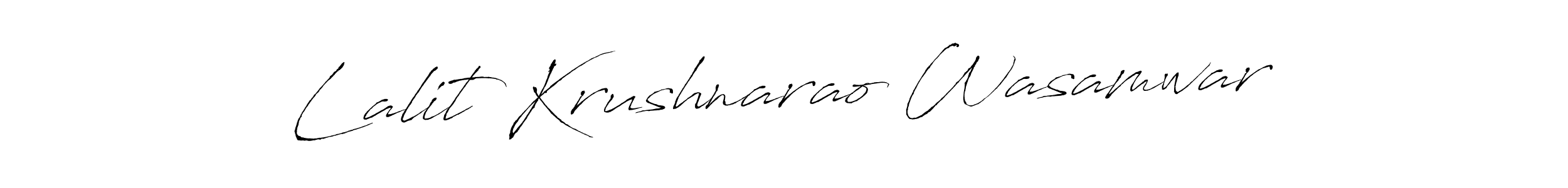 Also You can easily find your signature by using the search form. We will create Lalit Krushnarao Wasamwar name handwritten signature images for you free of cost using Antro_Vectra sign style. Lalit Krushnarao Wasamwar signature style 6 images and pictures png