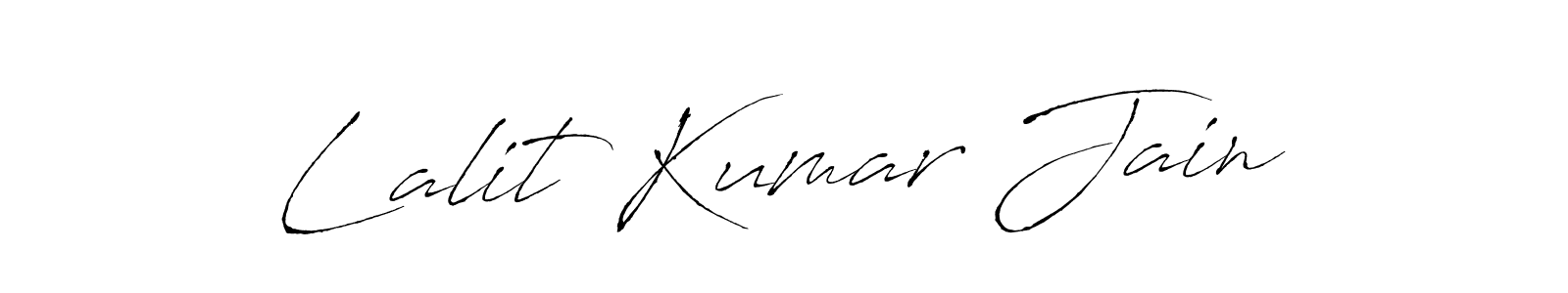 Design your own signature with our free online signature maker. With this signature software, you can create a handwritten (Antro_Vectra) signature for name Lalit Kumar Jain. Lalit Kumar Jain signature style 6 images and pictures png