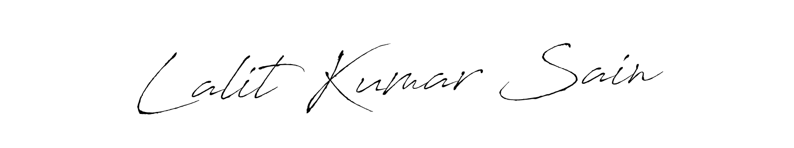 Antro_Vectra is a professional signature style that is perfect for those who want to add a touch of class to their signature. It is also a great choice for those who want to make their signature more unique. Get Lalit Kumar Sain name to fancy signature for free. Lalit Kumar Sain signature style 6 images and pictures png