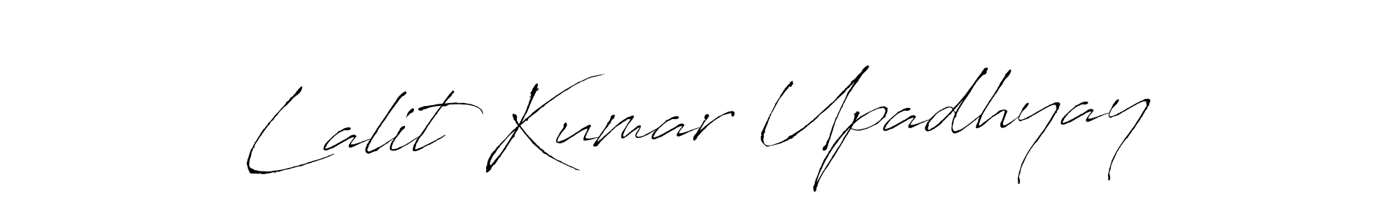 You should practise on your own different ways (Antro_Vectra) to write your name (Lalit Kumar Upadhyay) in signature. don't let someone else do it for you. Lalit Kumar Upadhyay signature style 6 images and pictures png