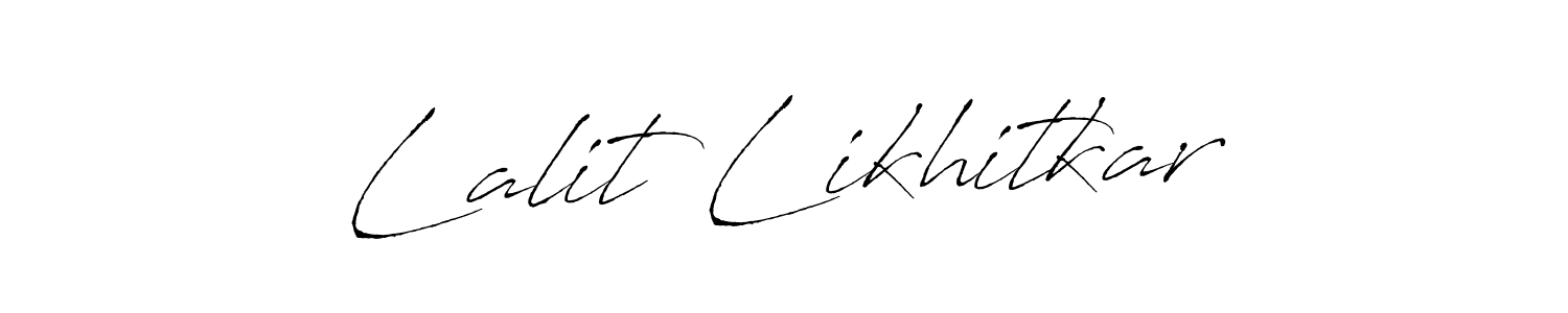 How to make Lalit Likhitkar signature? Antro_Vectra is a professional autograph style. Create handwritten signature for Lalit Likhitkar name. Lalit Likhitkar signature style 6 images and pictures png