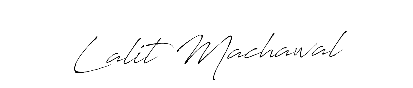Similarly Antro_Vectra is the best handwritten signature design. Signature creator online .You can use it as an online autograph creator for name Lalit Machawal. Lalit Machawal signature style 6 images and pictures png
