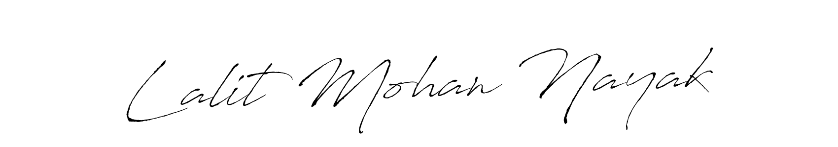 It looks lik you need a new signature style for name Lalit Mohan Nayak. Design unique handwritten (Antro_Vectra) signature with our free signature maker in just a few clicks. Lalit Mohan Nayak signature style 6 images and pictures png