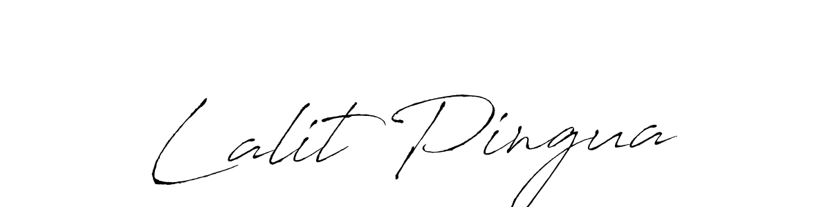 How to make Lalit Pingua signature? Antro_Vectra is a professional autograph style. Create handwritten signature for Lalit Pingua name. Lalit Pingua signature style 6 images and pictures png