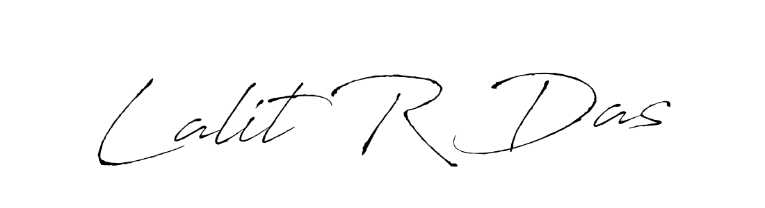 How to make Lalit R Das name signature. Use Antro_Vectra style for creating short signs online. This is the latest handwritten sign. Lalit R Das signature style 6 images and pictures png