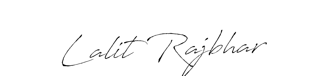 Create a beautiful signature design for name Lalit Rajbhar. With this signature (Antro_Vectra) fonts, you can make a handwritten signature for free. Lalit Rajbhar signature style 6 images and pictures png