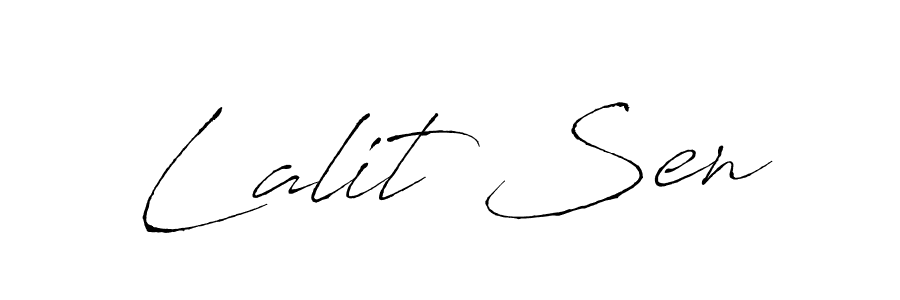 Make a short Lalit Sen signature style. Manage your documents anywhere anytime using Antro_Vectra. Create and add eSignatures, submit forms, share and send files easily. Lalit Sen signature style 6 images and pictures png