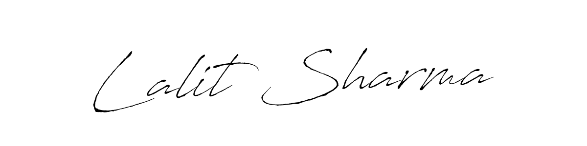 Also we have Lalit Sharma name is the best signature style. Create professional handwritten signature collection using Antro_Vectra autograph style. Lalit Sharma signature style 6 images and pictures png