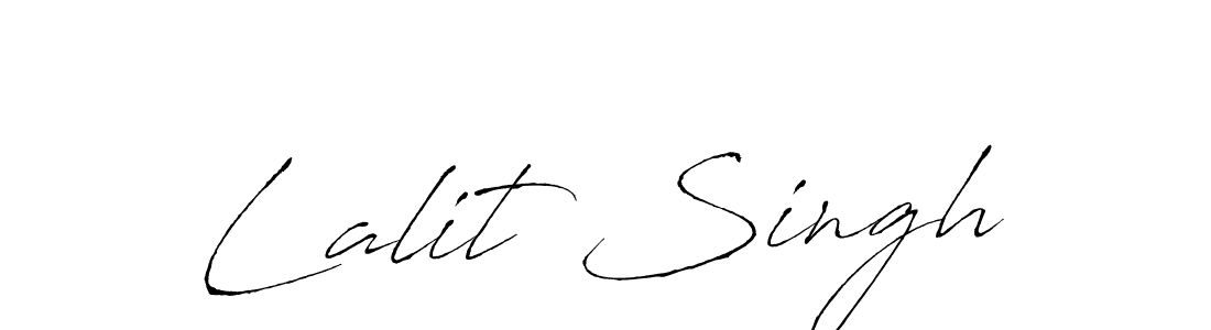 Lalit Singh stylish signature style. Best Handwritten Sign (Antro_Vectra) for my name. Handwritten Signature Collection Ideas for my name Lalit Singh. Lalit Singh signature style 6 images and pictures png