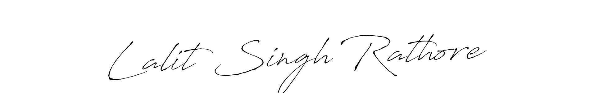 Make a short Lalit Singh Rathore signature style. Manage your documents anywhere anytime using Antro_Vectra. Create and add eSignatures, submit forms, share and send files easily. Lalit Singh Rathore signature style 6 images and pictures png