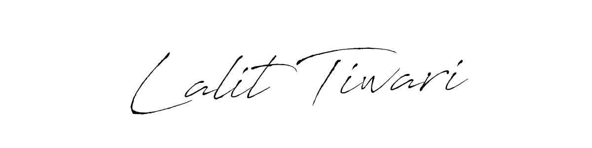 Use a signature maker to create a handwritten signature online. With this signature software, you can design (Antro_Vectra) your own signature for name Lalit Tiwari. Lalit Tiwari signature style 6 images and pictures png