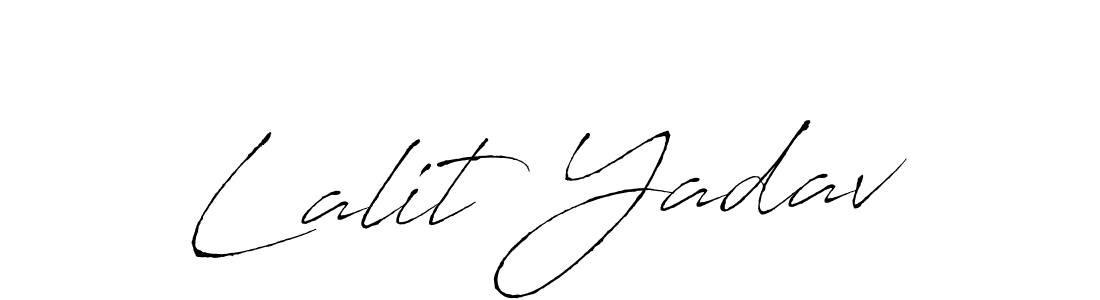 Lalit Yadav stylish signature style. Best Handwritten Sign (Antro_Vectra) for my name. Handwritten Signature Collection Ideas for my name Lalit Yadav. Lalit Yadav signature style 6 images and pictures png
