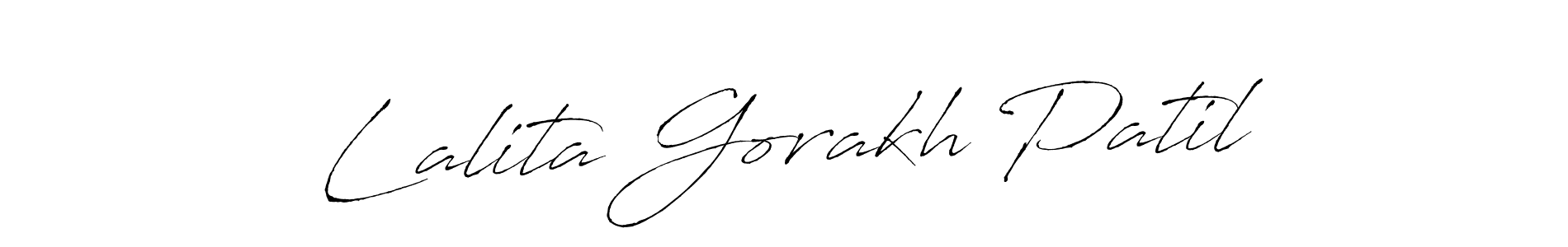 Make a beautiful signature design for name Lalita Gorakh Patil. Use this online signature maker to create a handwritten signature for free. Lalita Gorakh Patil signature style 6 images and pictures png