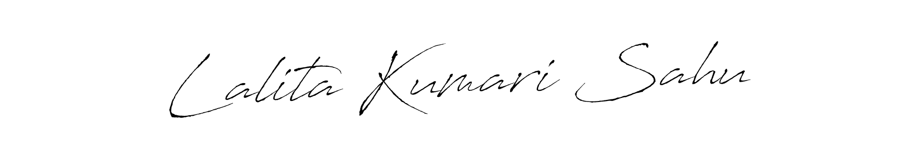 Make a beautiful signature design for name Lalita Kumari Sahu. With this signature (Antro_Vectra) style, you can create a handwritten signature for free. Lalita Kumari Sahu signature style 6 images and pictures png