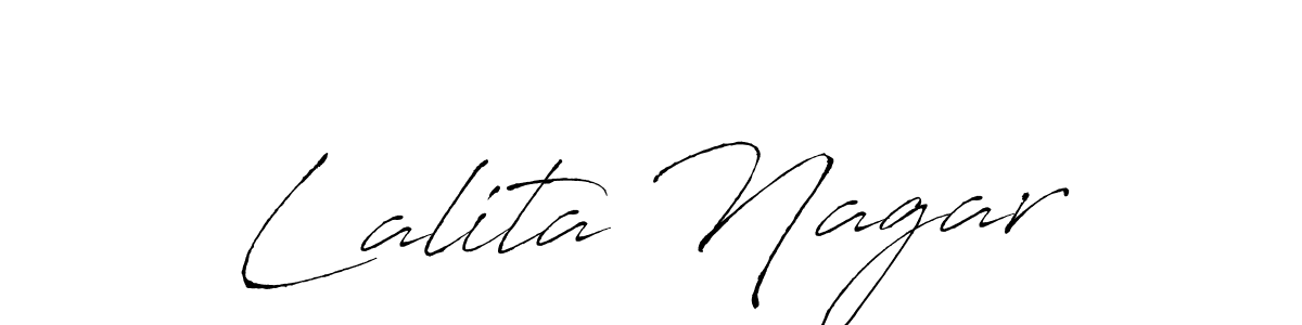 Antro_Vectra is a professional signature style that is perfect for those who want to add a touch of class to their signature. It is also a great choice for those who want to make their signature more unique. Get Lalita Nagar name to fancy signature for free. Lalita Nagar signature style 6 images and pictures png