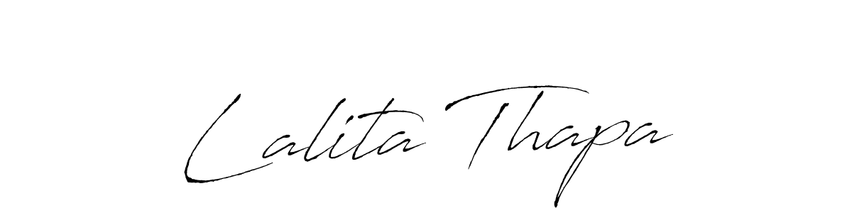 if you are searching for the best signature style for your name Lalita Thapa. so please give up your signature search. here we have designed multiple signature styles  using Antro_Vectra. Lalita Thapa signature style 6 images and pictures png