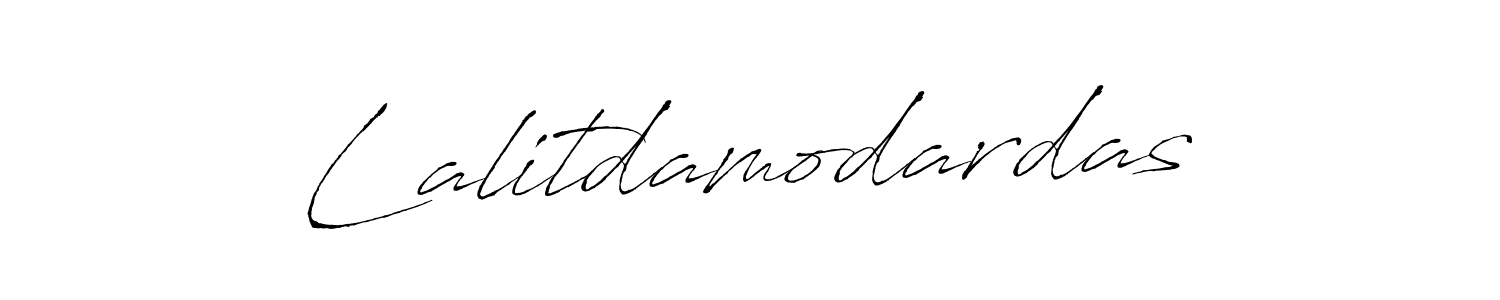 Use a signature maker to create a handwritten signature online. With this signature software, you can design (Antro_Vectra) your own signature for name Lalitdamodardas. Lalitdamodardas signature style 6 images and pictures png