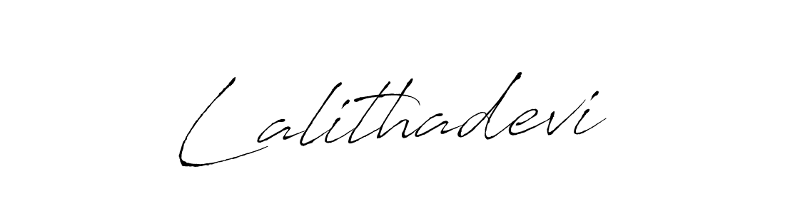 Design your own signature with our free online signature maker. With this signature software, you can create a handwritten (Antro_Vectra) signature for name Lalithadevi. Lalithadevi signature style 6 images and pictures png