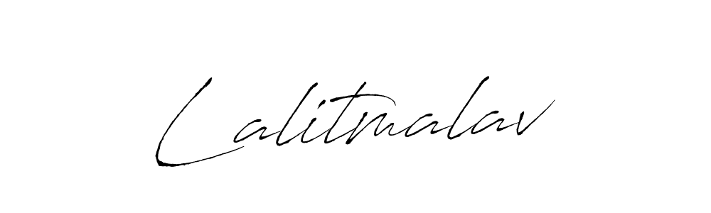 Antro_Vectra is a professional signature style that is perfect for those who want to add a touch of class to their signature. It is also a great choice for those who want to make their signature more unique. Get Lalitmalav name to fancy signature for free. Lalitmalav signature style 6 images and pictures png
