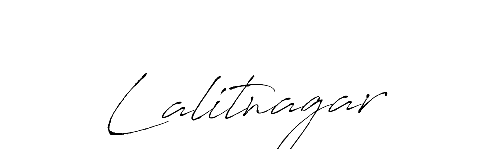 How to make Lalitnagar signature? Antro_Vectra is a professional autograph style. Create handwritten signature for Lalitnagar name. Lalitnagar signature style 6 images and pictures png