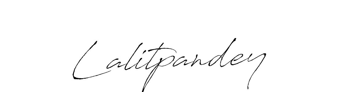 Use a signature maker to create a handwritten signature online. With this signature software, you can design (Antro_Vectra) your own signature for name Lalitpandey. Lalitpandey signature style 6 images and pictures png