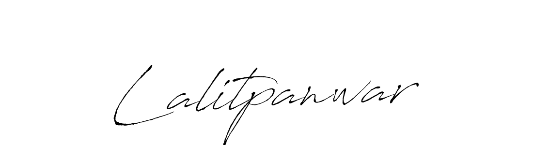 How to make Lalitpanwar name signature. Use Antro_Vectra style for creating short signs online. This is the latest handwritten sign. Lalitpanwar signature style 6 images and pictures png