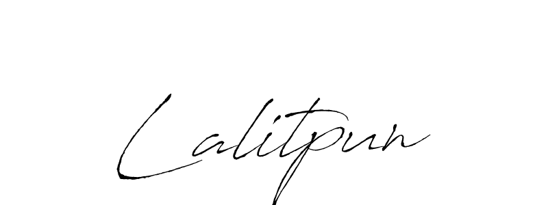 How to make Lalitpun signature? Antro_Vectra is a professional autograph style. Create handwritten signature for Lalitpun name. Lalitpun signature style 6 images and pictures png