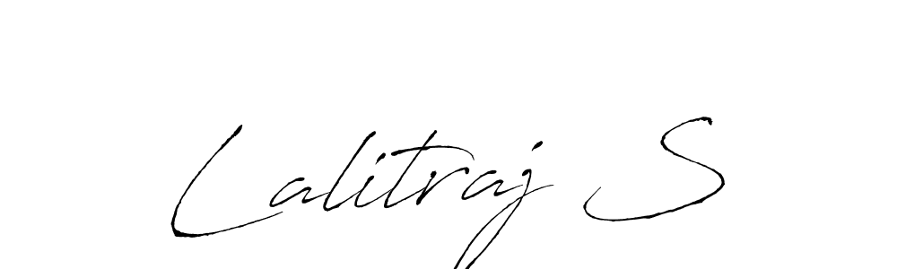 Use a signature maker to create a handwritten signature online. With this signature software, you can design (Antro_Vectra) your own signature for name Lalitraj S. Lalitraj S signature style 6 images and pictures png