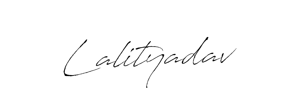 How to make Lalityadav name signature. Use Antro_Vectra style for creating short signs online. This is the latest handwritten sign. Lalityadav signature style 6 images and pictures png