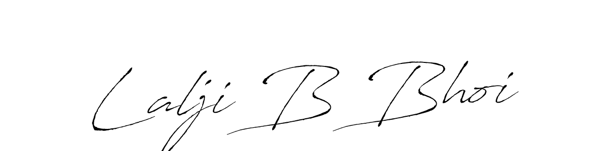 Antro_Vectra is a professional signature style that is perfect for those who want to add a touch of class to their signature. It is also a great choice for those who want to make their signature more unique. Get Lalji B Bhoi name to fancy signature for free. Lalji B Bhoi signature style 6 images and pictures png