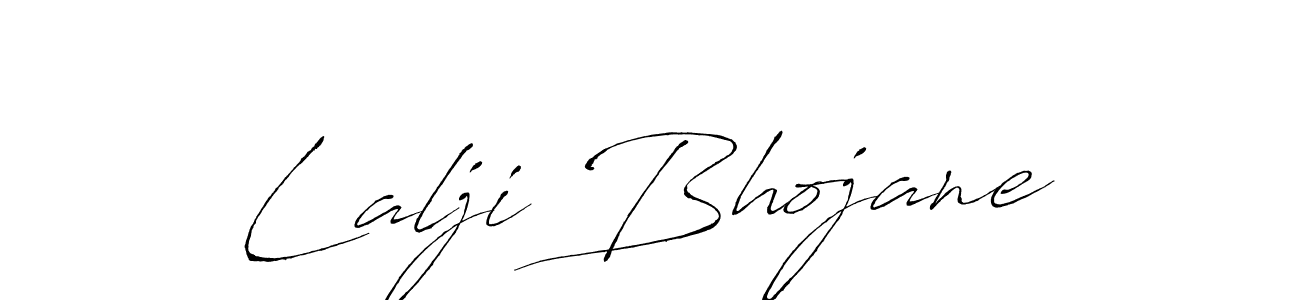 Antro_Vectra is a professional signature style that is perfect for those who want to add a touch of class to their signature. It is also a great choice for those who want to make their signature more unique. Get Lalji Bhojane name to fancy signature for free. Lalji Bhojane signature style 6 images and pictures png