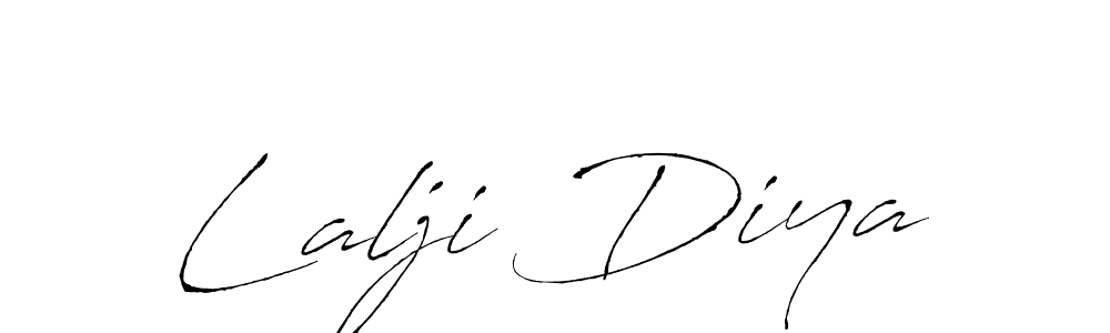 Antro_Vectra is a professional signature style that is perfect for those who want to add a touch of class to their signature. It is also a great choice for those who want to make their signature more unique. Get Lalji Diya name to fancy signature for free. Lalji Diya signature style 6 images and pictures png