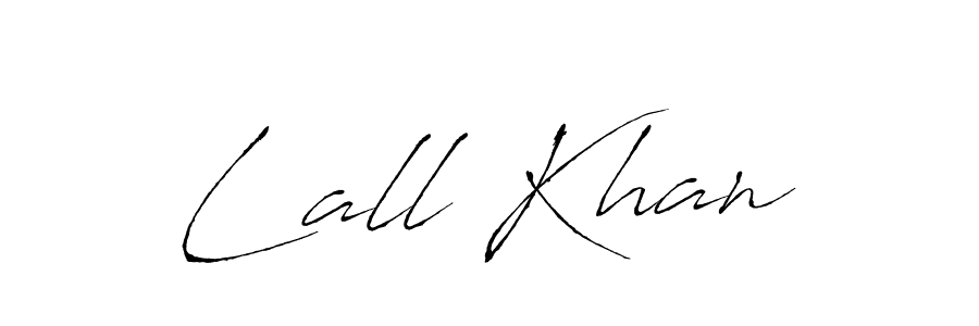 Also we have Lall Khan name is the best signature style. Create professional handwritten signature collection using Antro_Vectra autograph style. Lall Khan signature style 6 images and pictures png