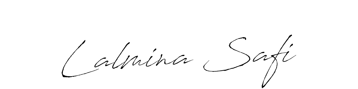 How to make Lalmina Safi signature? Antro_Vectra is a professional autograph style. Create handwritten signature for Lalmina Safi name. Lalmina Safi signature style 6 images and pictures png