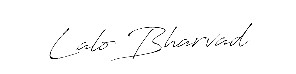 Make a beautiful signature design for name Lalo Bharvad. With this signature (Antro_Vectra) style, you can create a handwritten signature for free. Lalo Bharvad signature style 6 images and pictures png