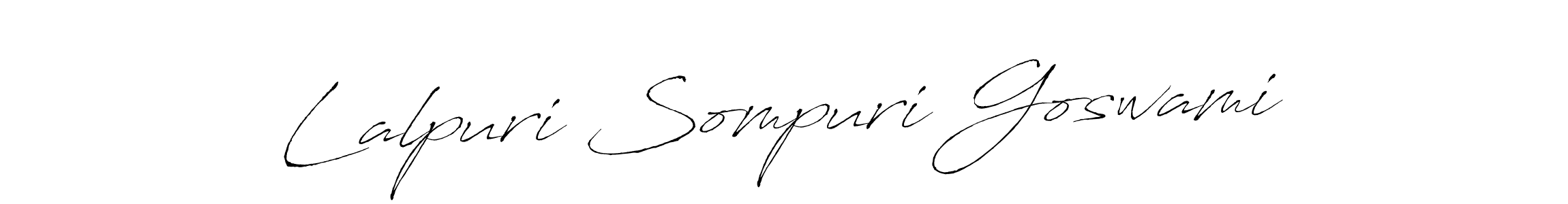 Similarly Antro_Vectra is the best handwritten signature design. Signature creator online .You can use it as an online autograph creator for name Lalpuri Sompuri Goswami. Lalpuri Sompuri Goswami signature style 6 images and pictures png