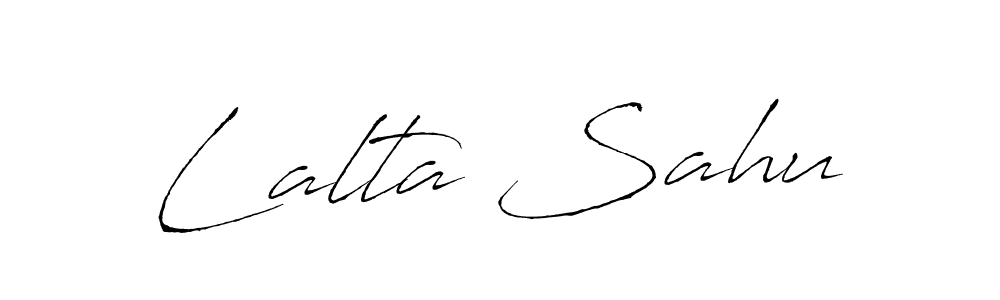 Lalta Sahu stylish signature style. Best Handwritten Sign (Antro_Vectra) for my name. Handwritten Signature Collection Ideas for my name Lalta Sahu. Lalta Sahu signature style 6 images and pictures png