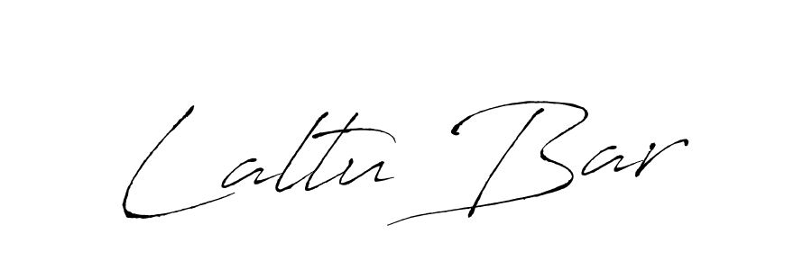 Laltu Bar stylish signature style. Best Handwritten Sign (Antro_Vectra) for my name. Handwritten Signature Collection Ideas for my name Laltu Bar. Laltu Bar signature style 6 images and pictures png