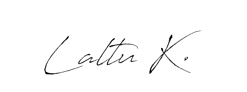 How to Draw Laltu K. signature style? Antro_Vectra is a latest design signature styles for name Laltu K.. Laltu K. signature style 6 images and pictures png