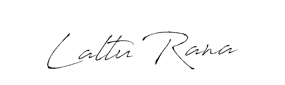 Create a beautiful signature design for name Laltu Rana. With this signature (Antro_Vectra) fonts, you can make a handwritten signature for free. Laltu Rana signature style 6 images and pictures png