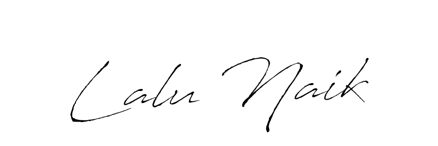 Lalu Naik stylish signature style. Best Handwritten Sign (Antro_Vectra) for my name. Handwritten Signature Collection Ideas for my name Lalu Naik. Lalu Naik signature style 6 images and pictures png