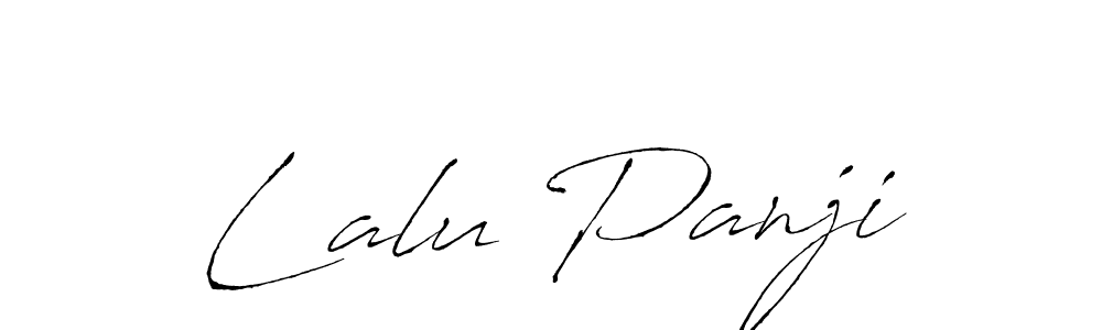 Similarly Antro_Vectra is the best handwritten signature design. Signature creator online .You can use it as an online autograph creator for name Lalu Panji. Lalu Panji signature style 6 images and pictures png