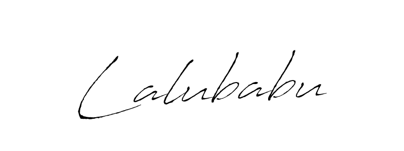 Lalubabu stylish signature style. Best Handwritten Sign (Antro_Vectra) for my name. Handwritten Signature Collection Ideas for my name Lalubabu. Lalubabu signature style 6 images and pictures png