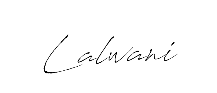 How to make Lalwani signature? Antro_Vectra is a professional autograph style. Create handwritten signature for Lalwani name. Lalwani signature style 6 images and pictures png