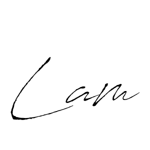 You should practise on your own different ways (Antro_Vectra) to write your name (Lam) in signature. don't let someone else do it for you. Lam signature style 6 images and pictures png