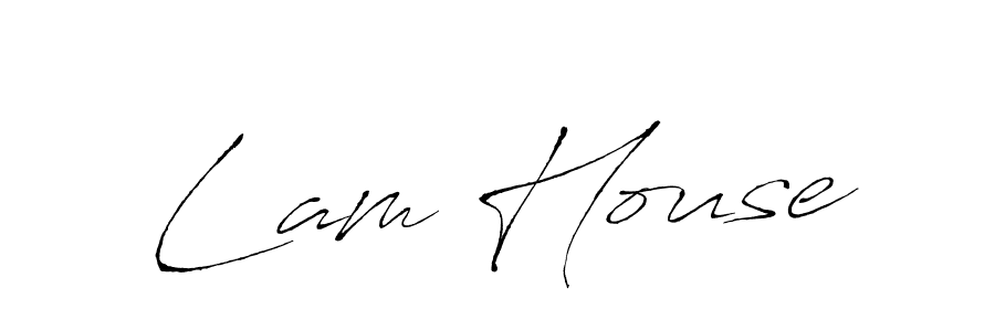Lam House stylish signature style. Best Handwritten Sign (Antro_Vectra) for my name. Handwritten Signature Collection Ideas for my name Lam House. Lam House signature style 6 images and pictures png