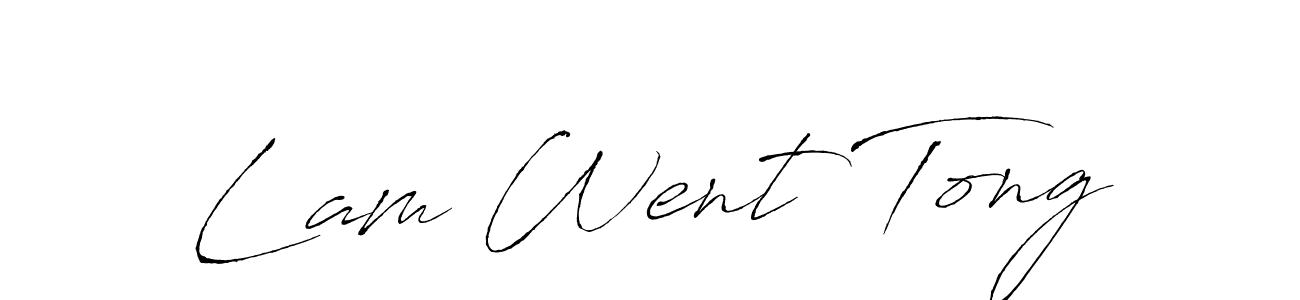 How to make Lam Went Tong signature? Antro_Vectra is a professional autograph style. Create handwritten signature for Lam Went Tong name. Lam Went Tong signature style 6 images and pictures png